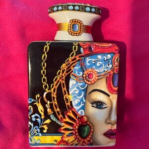 Retired Baci “Le Gioie” Baci Milano Italian Porcelain Diffuser Bottle Decanter